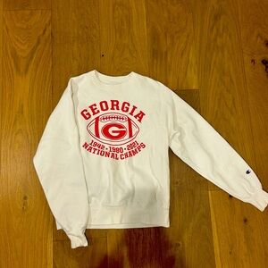 Champion Georgia SEC football sweatshirt